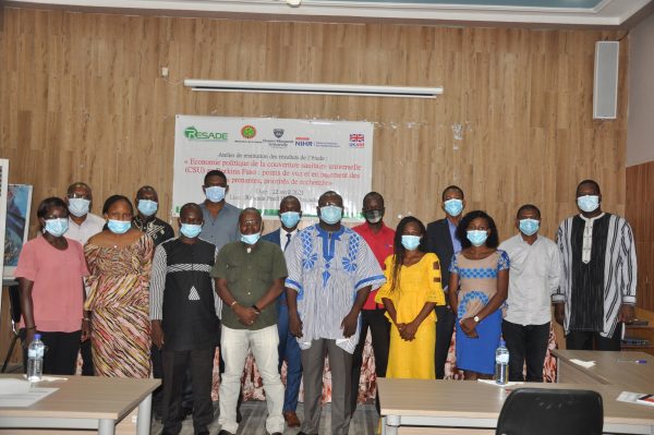 Workshop to present the results of the study: “Economie politique de la CSU au Burkina Faso: points de vue des parties prenantes et priorités de recherche”.