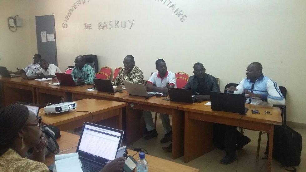 1ª reunión del equipo funcional n°2 del Ministerio de Sanidad de Burkina Faso