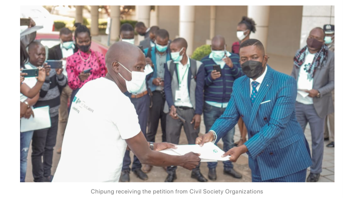 Civil Society petitions Malawi government on $40m for COVID-19 vaccines