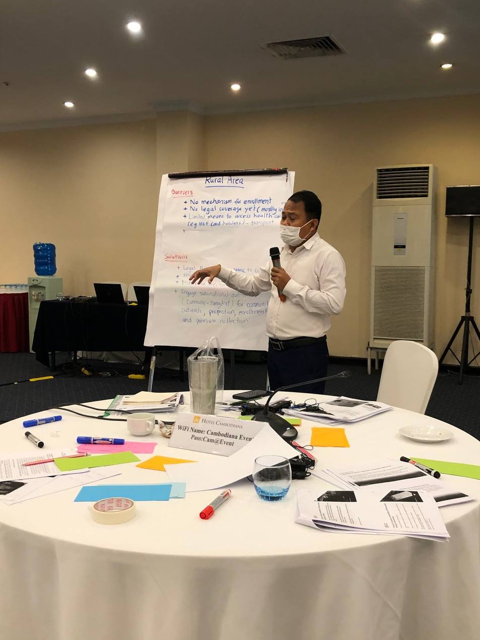 Cambodia 13-14.07.2022- Third Visioning Workshop: Extension of social health protection in pursuit of UHC in Cambodia