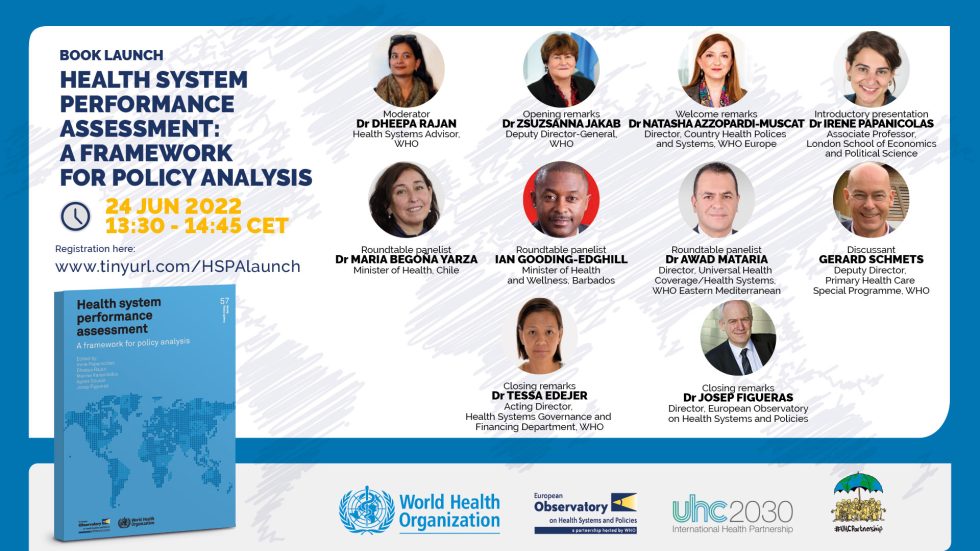 Health system performance assessment: new framework for policy analysis