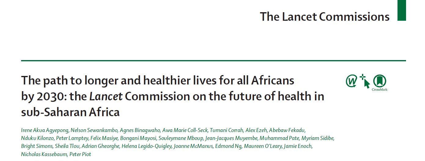 The path to longer and healthier lives for all Africans by 2030: the Lancet Commission on the future of health in sub-Saharan Africa