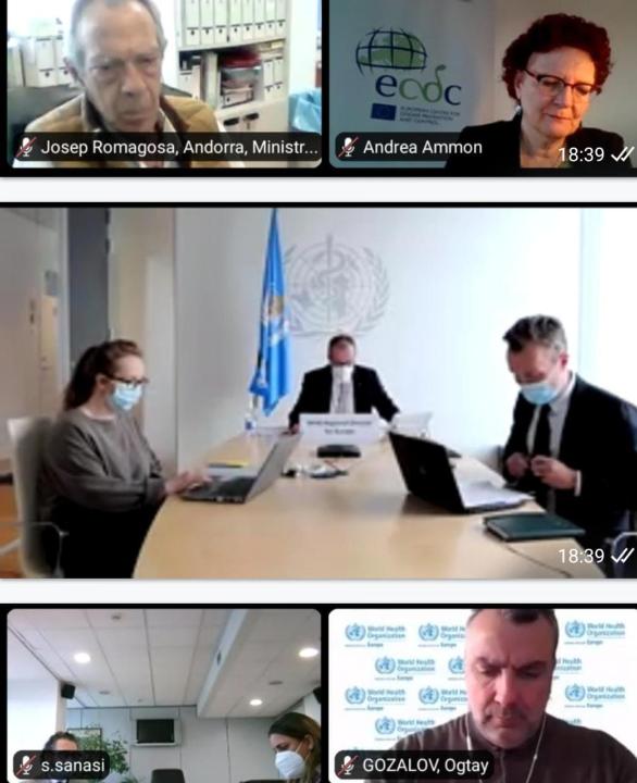 La experiencia de Kazajstán en la gestión de COVID-19 se presentó a los ministros de sanidad europeos