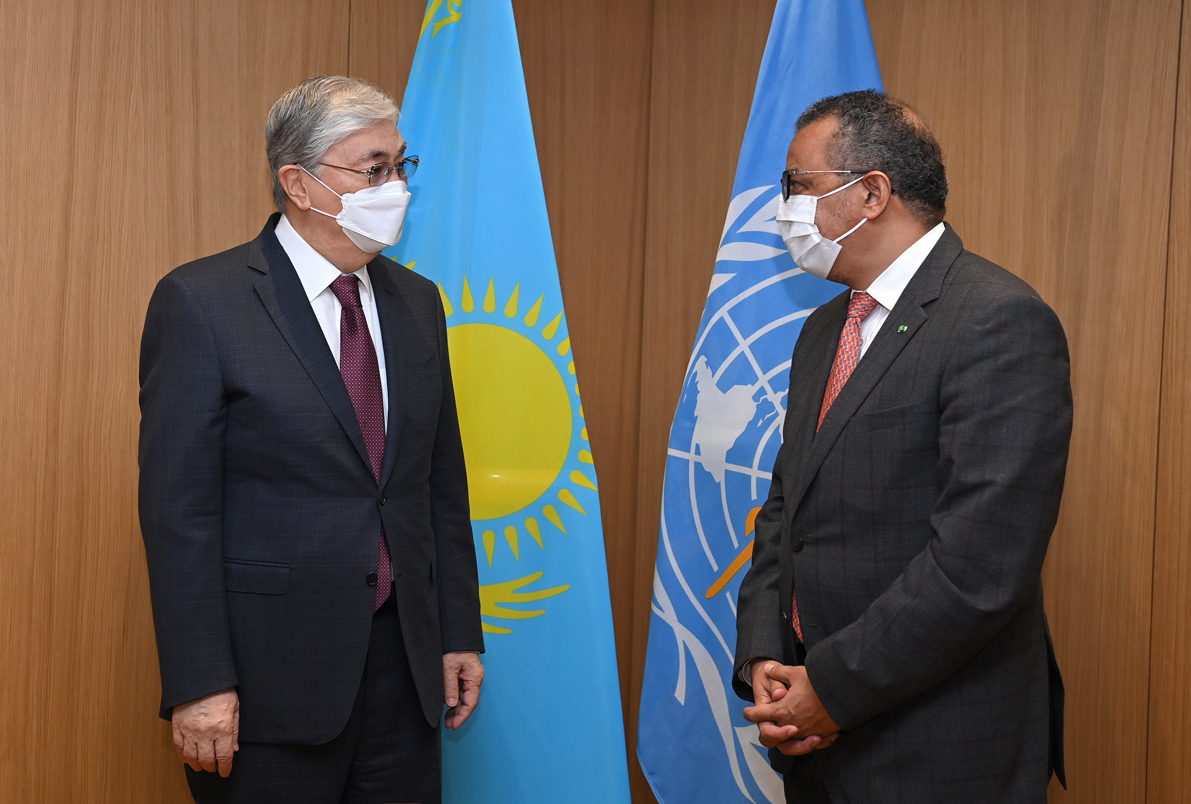 Le président du Kazakhstan a rencontré le directeur général de l’OMS et a proposé de promouvoir les soins de santé primaires en même temps que la couverture sanitaire universelle.