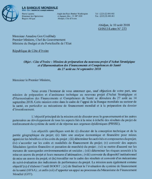 Mission Banque Mondiale en Côte d’Ivoire