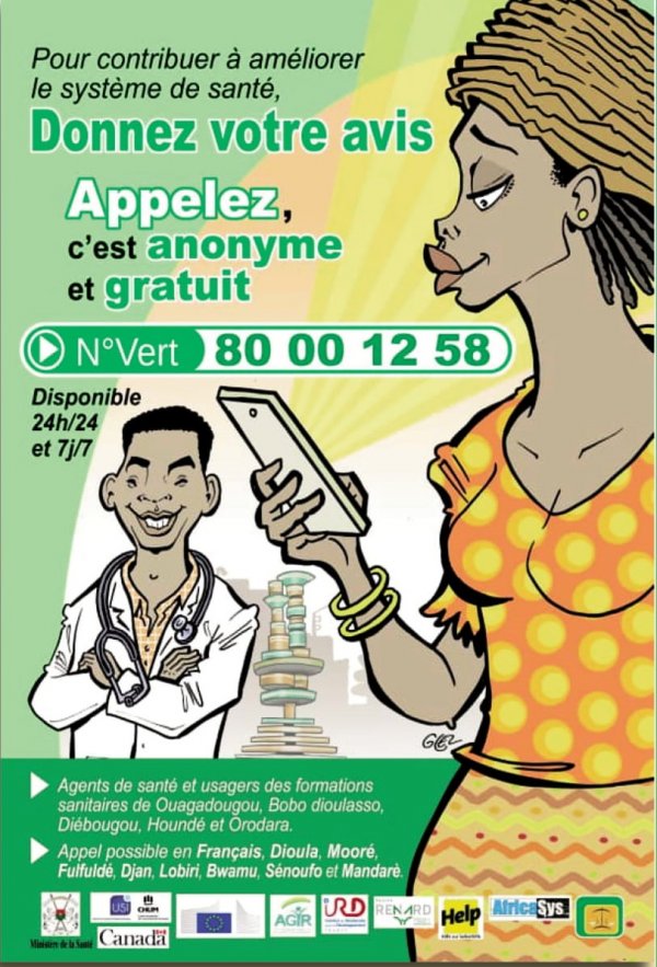 Burkina : l’amélioration du système de santé au bout du fil