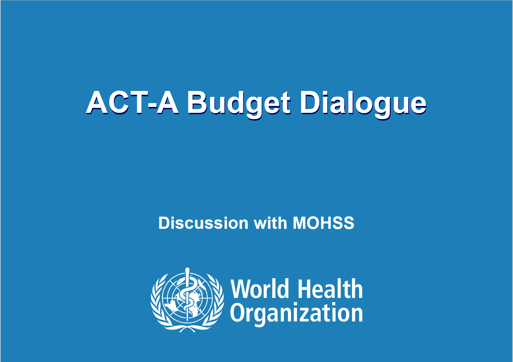 Разработка презентации для сотрудничества с правительством и партнерами