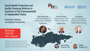 WEBINAR #2 on Social Health Protection and Health Financing Reforms in the CIS