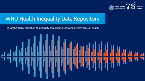 WHO launches the Health Inequality Data Repository