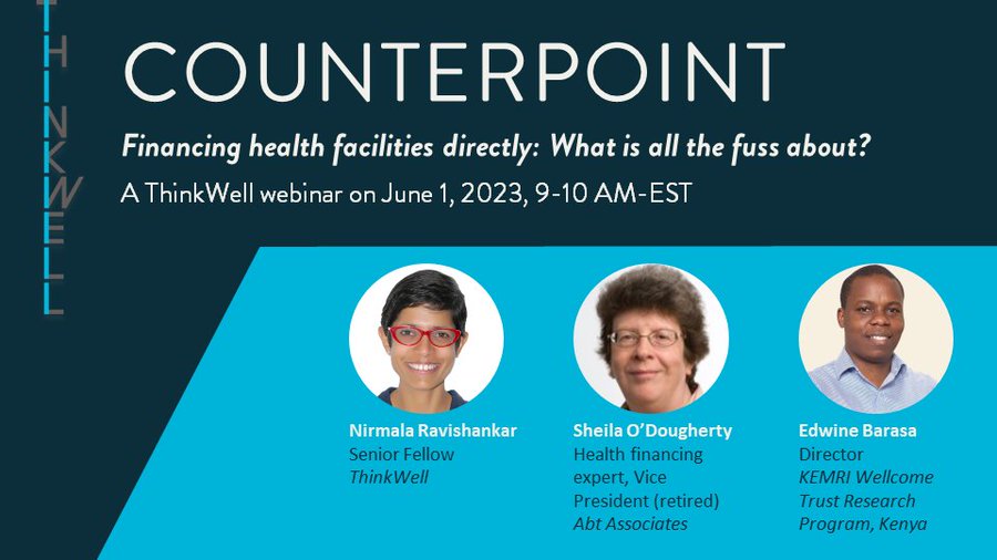 ThinkWell Webinar, Direct financing of healthcare facilities: What’s all the fuss about?