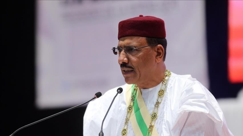 El Presidente de Níger, Mohamed BAZOUM, con motivo del 75 aniversario de la OMS.