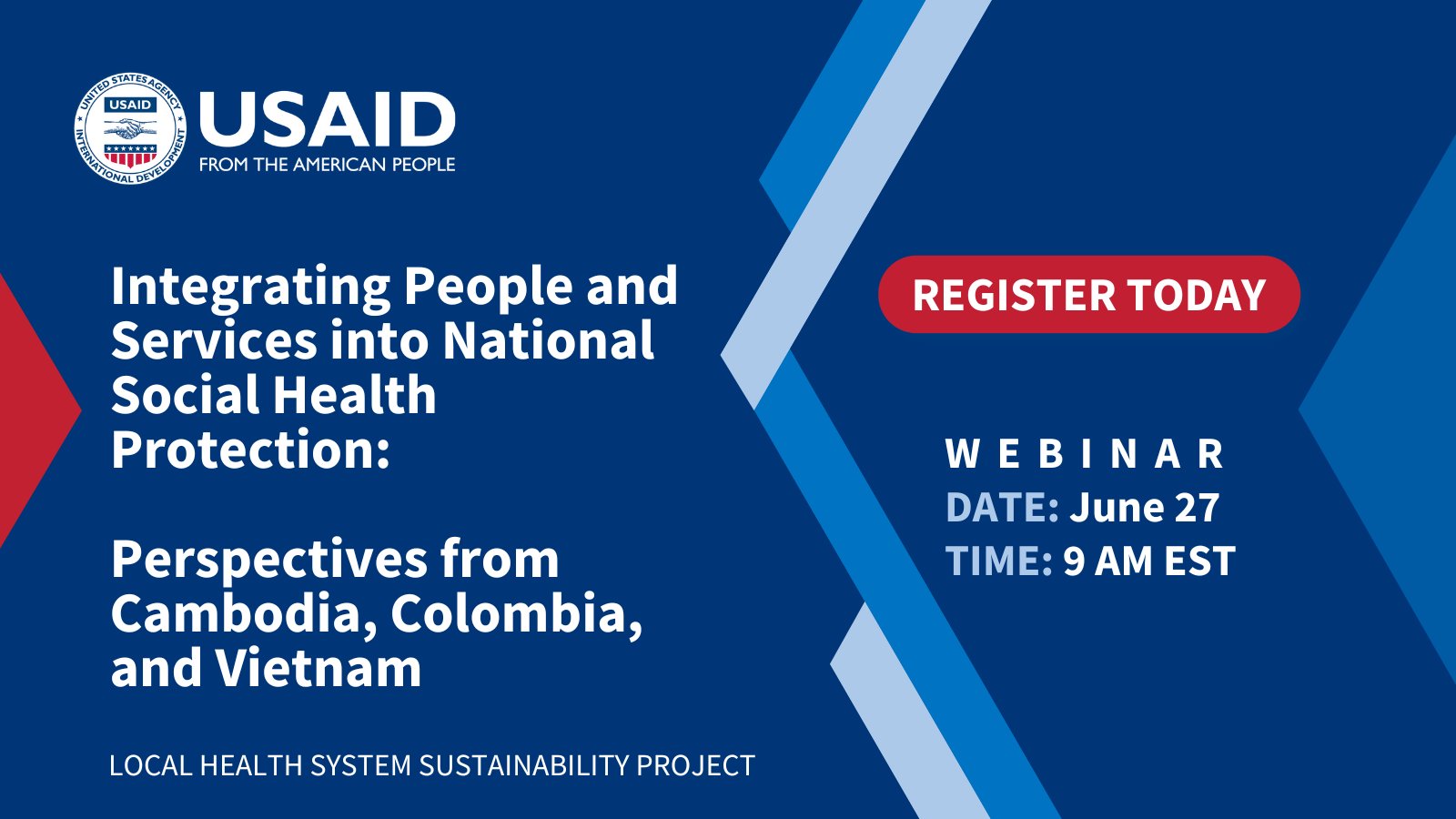 Seminario web de LHSS: Integración de personas y servicios en la protección social sanitaria nacional: perspectivas de Camboya, Colombia y Vietnam