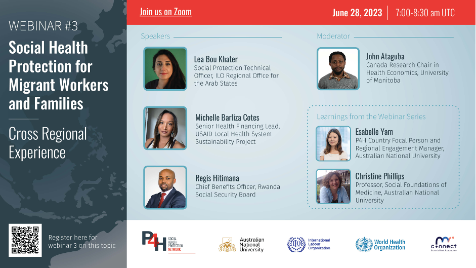 Executive Summary: Webinar 3, Cross Regional Experiences on Social Health Protection for Migrant Workers and Their Families