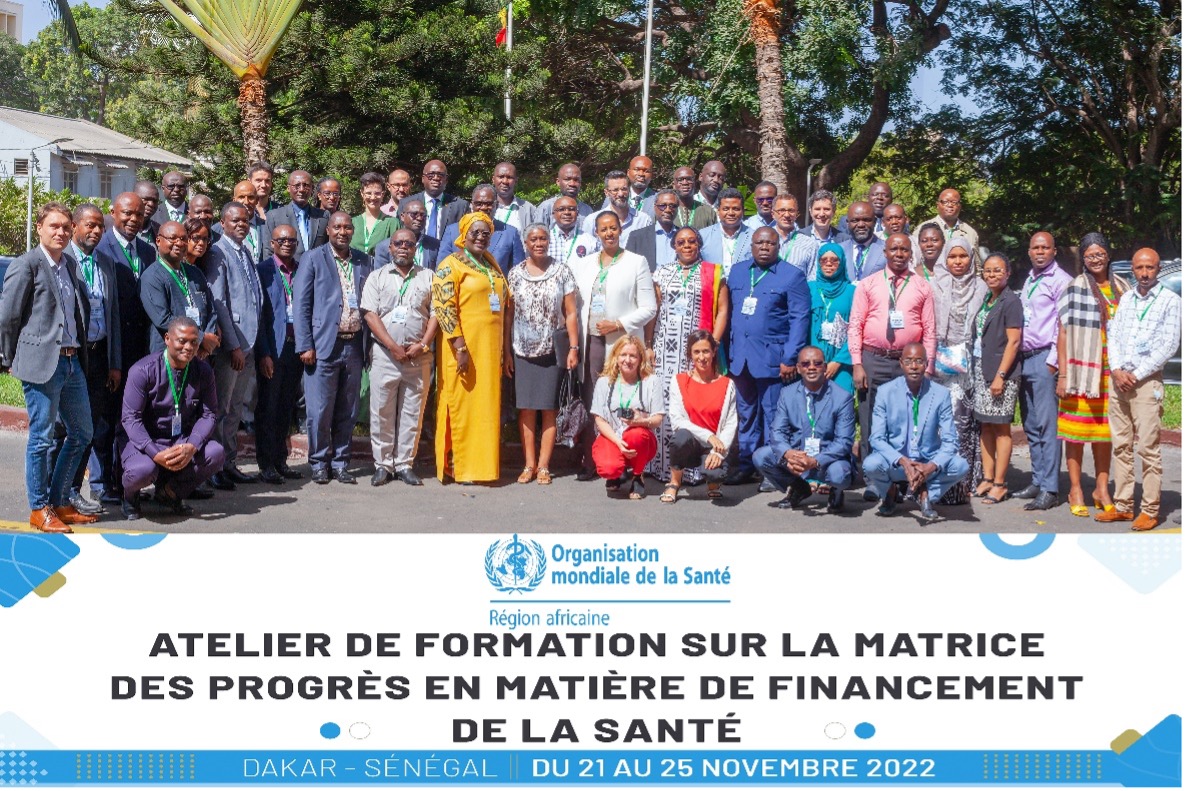 Training workshop on the health financing progress matrix for Francophone African countries