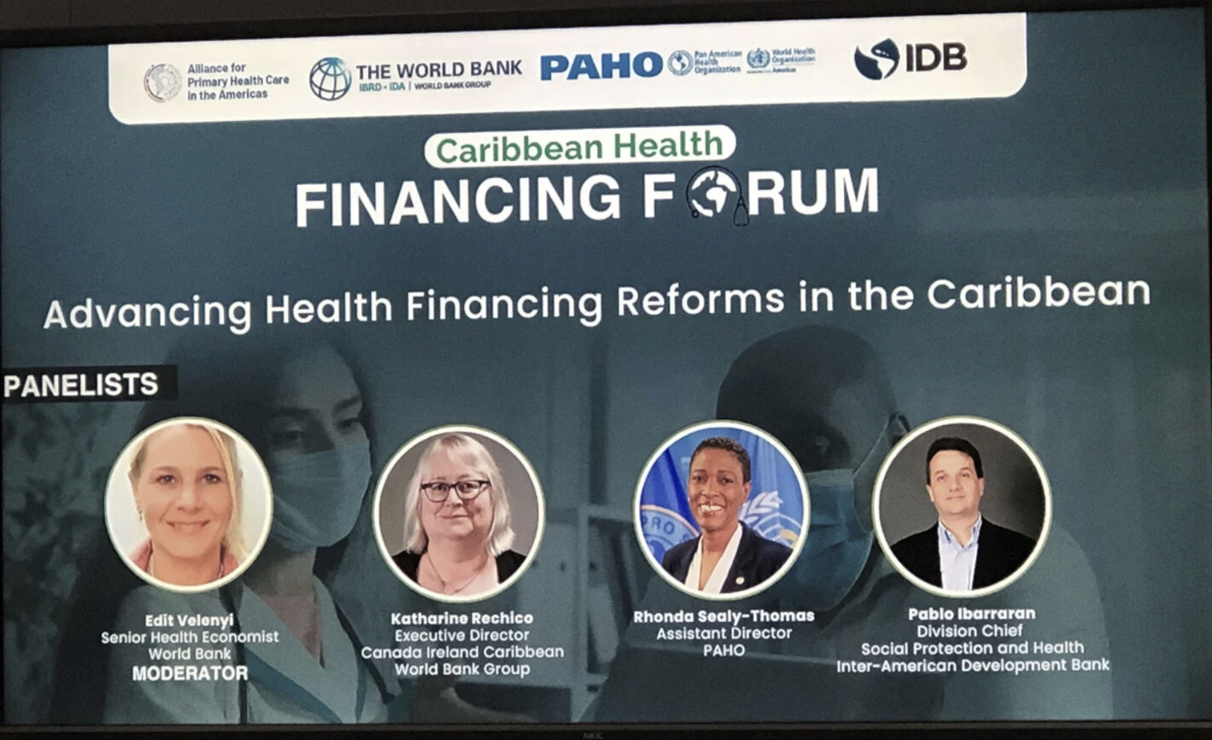 OPS, Banco Mundial y BID se unen para fortalecer financiamiento de la salud en el Caribe