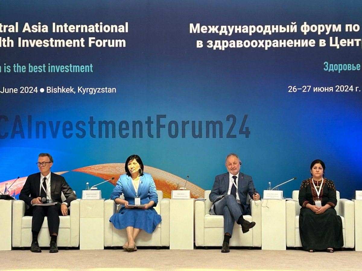 Central Asia health investment forum highlights how health investments drive regional transformation