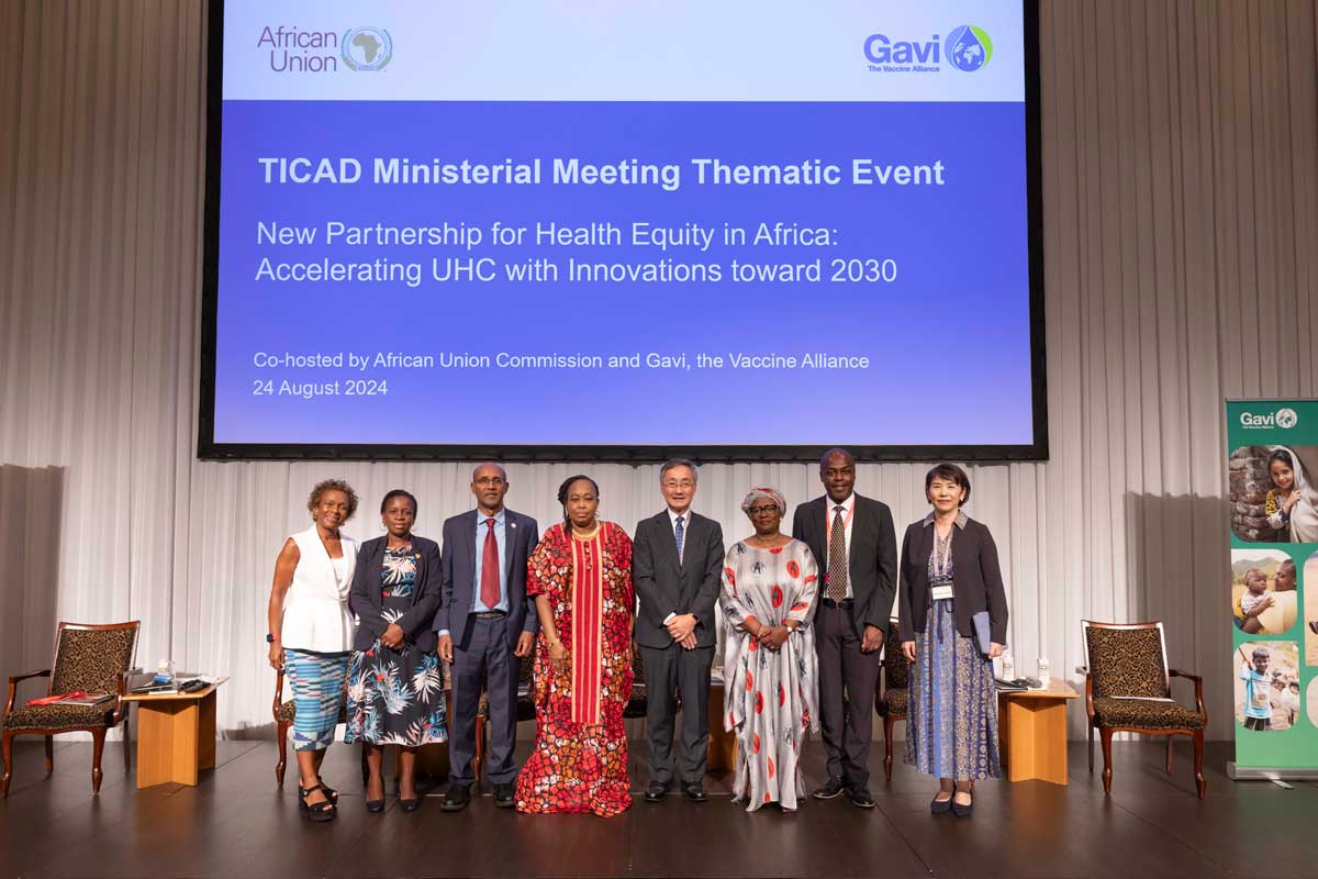 African Union, Gavi, and Japan strengthen partnership for health security and UHC in Africa