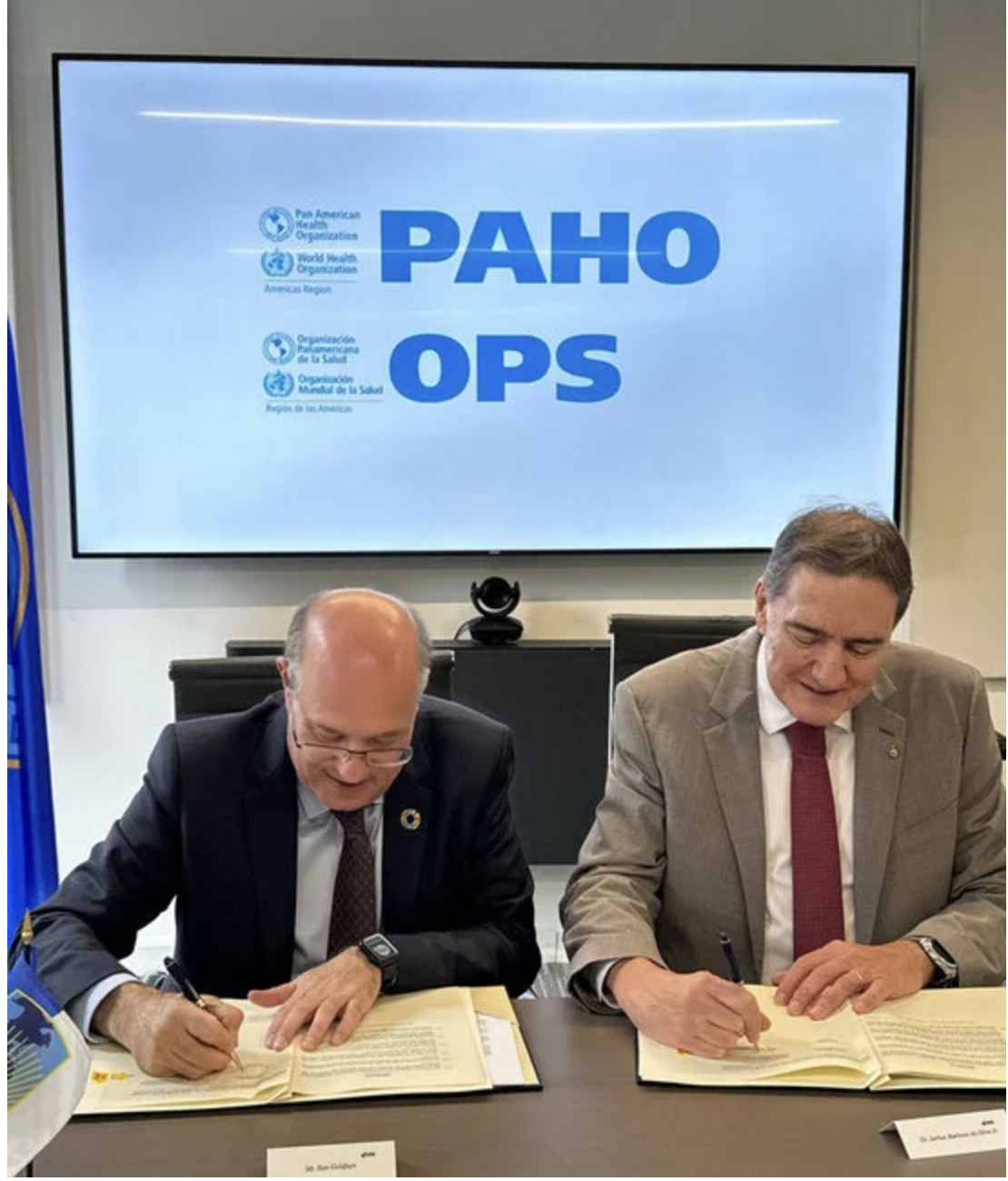 Financiamiento para Salud: OPS y BID firman acuerdo para ampliar su colaboración