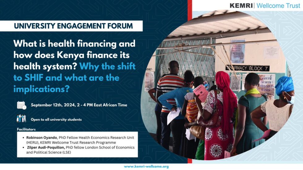 El seminario web del KEMRI Wellcome Trust explora la financiación sanitaria de Kenia y la transición al SHIF