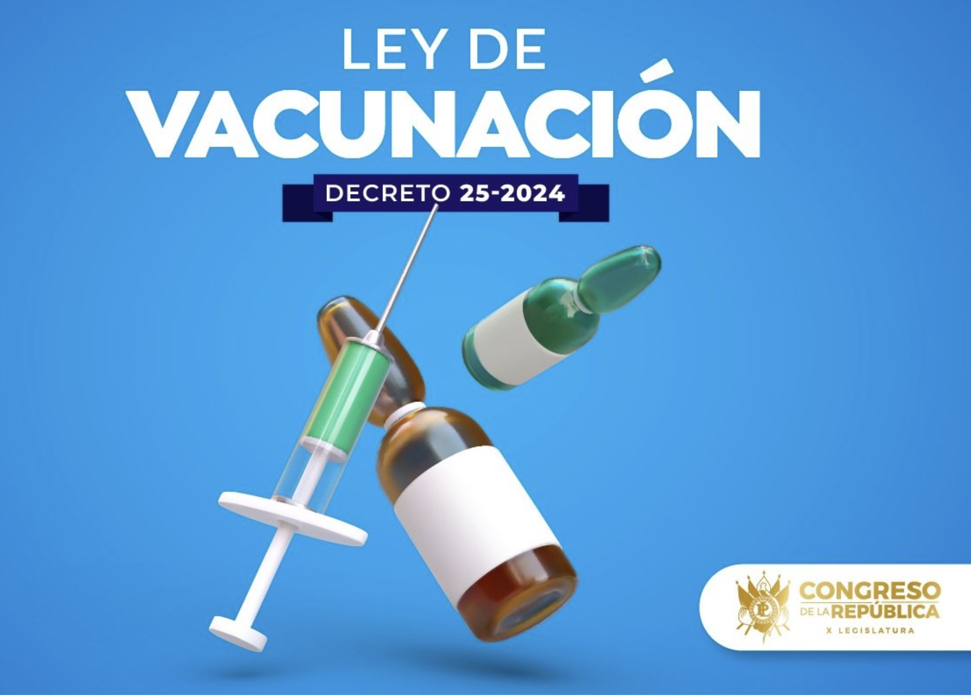Le Congrès approuve la loi sur l'accès libre et volontaire aux vaccinations