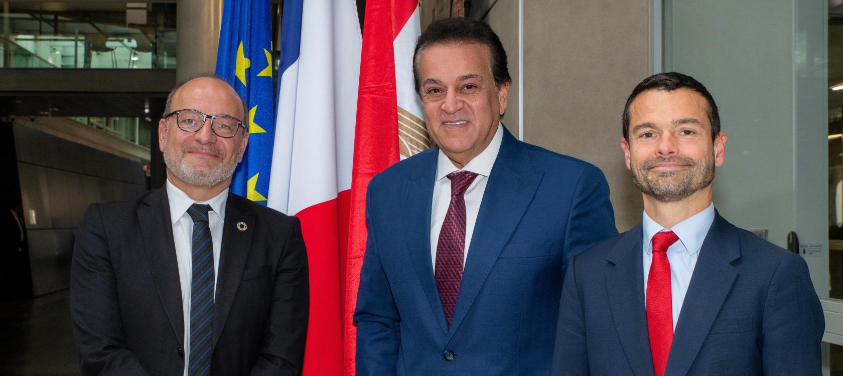 La France et l’Égypte renforcent leurs efforts pour parvenir à une couverture sanitaire universelle