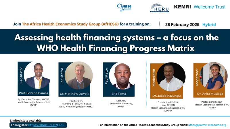 Assessing Health Financing Systems – A Focus on the WHO Health Financing Progress Matrix