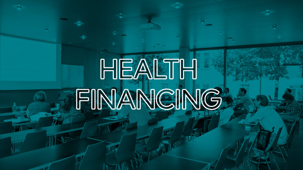 Lugano summer school: Measuring health spending to improve sector performance