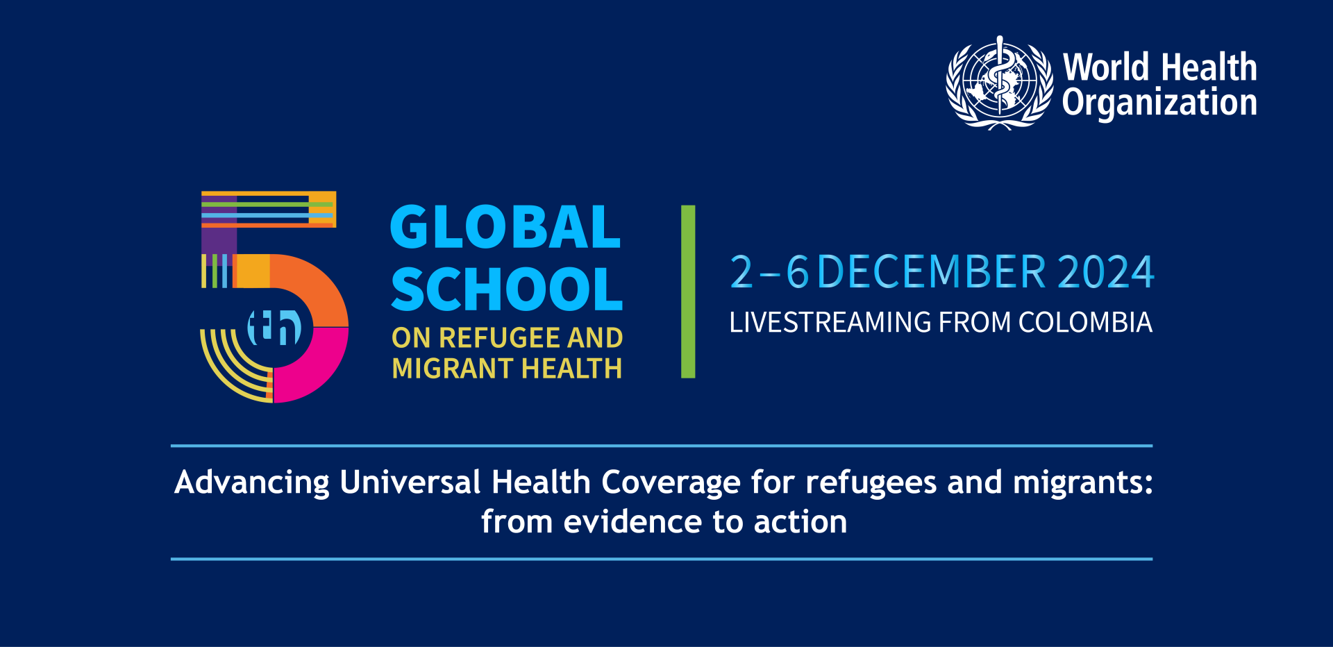 5th Edition of the WHO Global School on Refugee and Migrant Health
